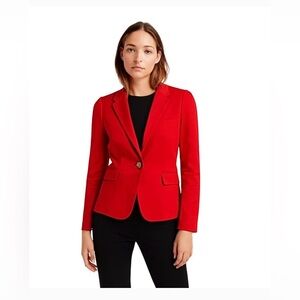 J. Crew Vibrant Red Women's Blazer